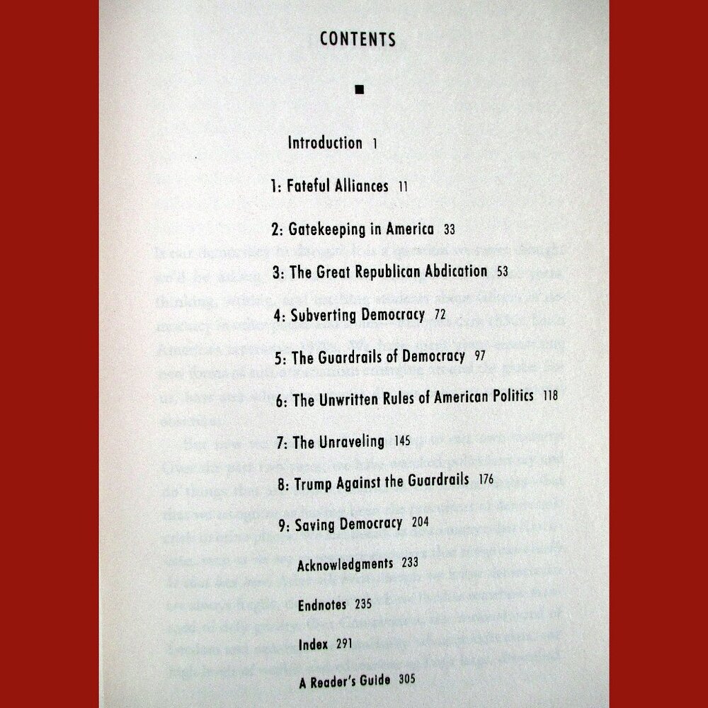 Book: How Democracies Die by Steven Levitsky & Daniel Ziblatt - Picture 2 of 16